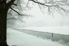 Stadspark Veenendaal in de sneeuw