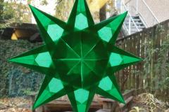 kerstster van zijdevloeipapier