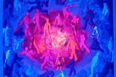 vilten wandkleed 'bestemming zoekend' - MJR