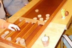 sjoelen op oudejaarsavond